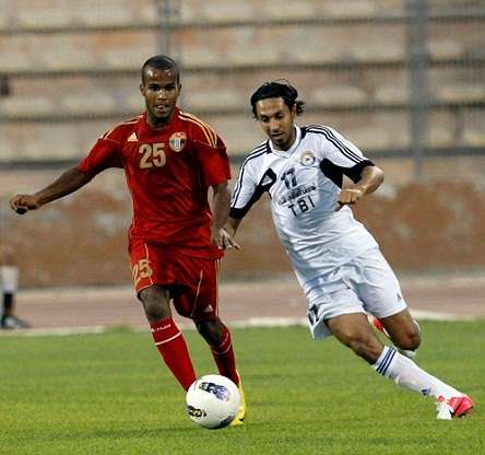 صورة من لقاء الأردن والزوراء اليوم