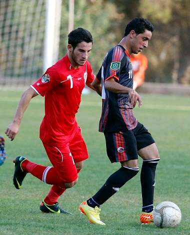 صورة من مباراة الفريقين اليوم