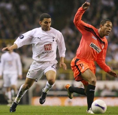 جانب من مباراة أشبيلية و توتنهام