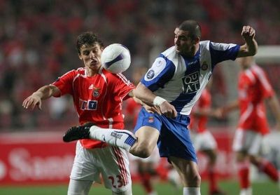 جانب من مباراة اسبانيول و بنفيكا