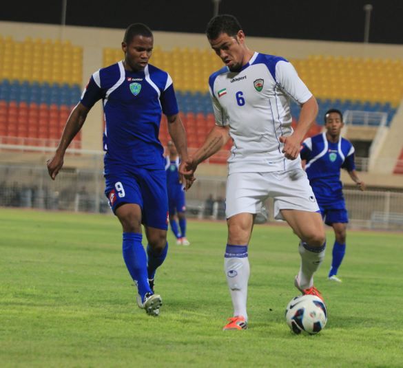 البرازيلي نينو يمنح فريقة الجهراء نقطة التعادل