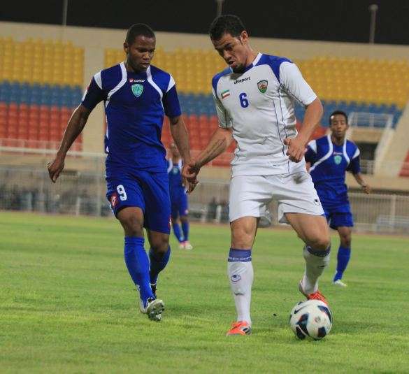 البرازيلي نينو يمنح فريقة الجهراء نقطة التعادل