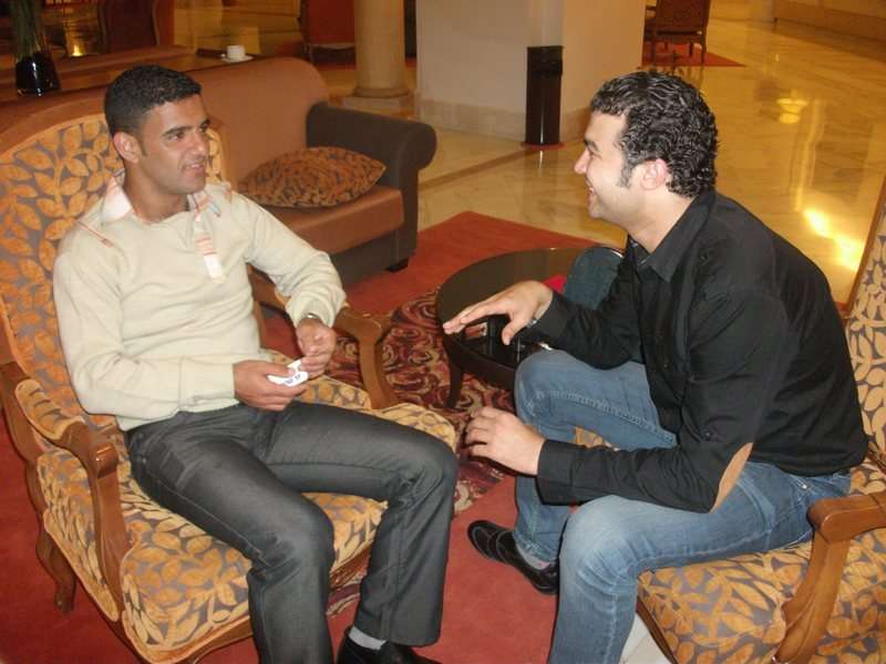 السرسك مع مراسل كووورة