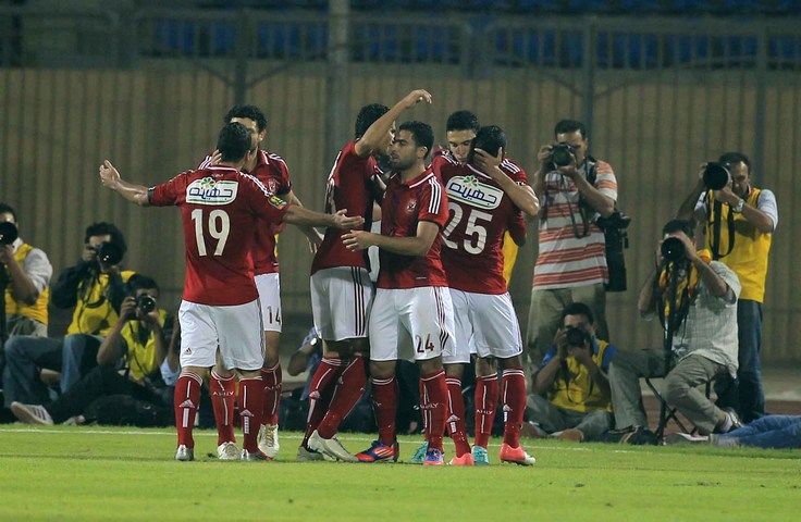 فرحة الأهلي بهدف التأهل