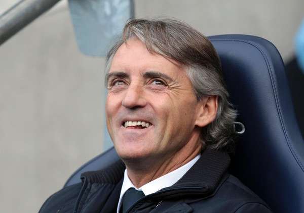 المدير الفنى لمانشستر سيتى روبرتو مانشينى