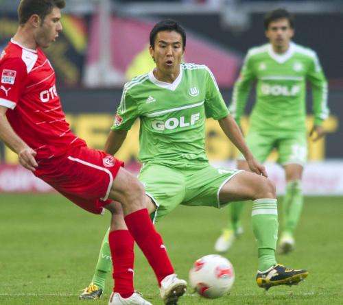 ماكوتو هاسيبي في مباراة السبت أمام فورتونا دوسلدورف