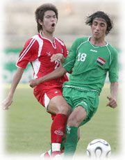  كرار جاسم في مباراة المنتخب العراقي الأولمبي الأخيرة مع تايلند