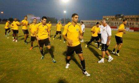 من تديبات المنتخب الأردني في البحرين