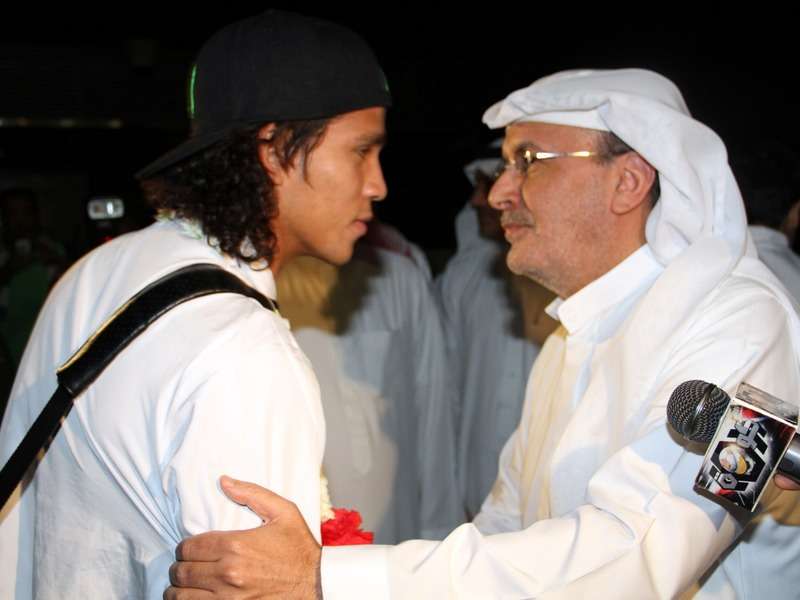 الامير خالد يستقبل بالمينو