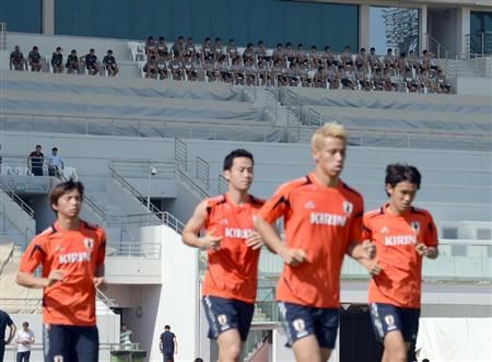 التدريب الأخير للمنتخب الياباني في الدوحة