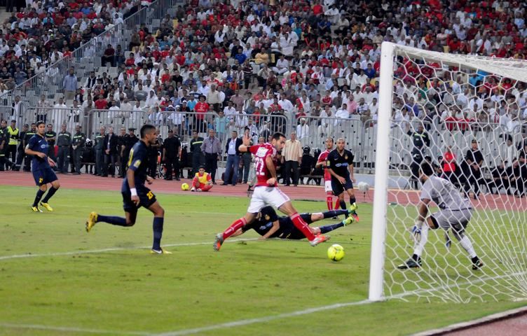 من مباراة الذهاب بين الفريقين