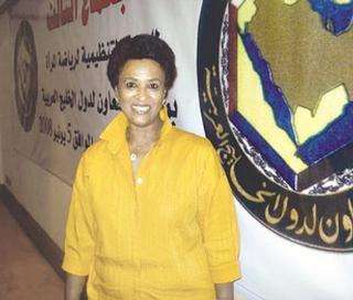 الشيخة نعيمة الصباح رئيسة اللجنة التنظيمية لرياضة المرأة بمجلس التعاون