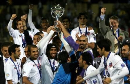 حاكم  وفرحة الفوز باللقب الاسيوي