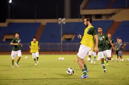 تدريبات المنتخب السعودي
