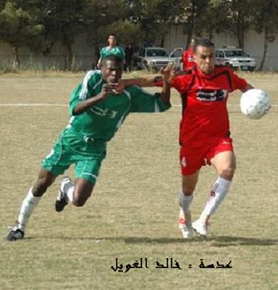 لقطة من مباراة اليوم 