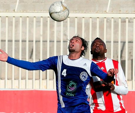 من لقاء الرمثا وشباب الأردن 