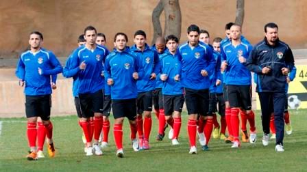 من تدريبات منتخب الأردن اليوم