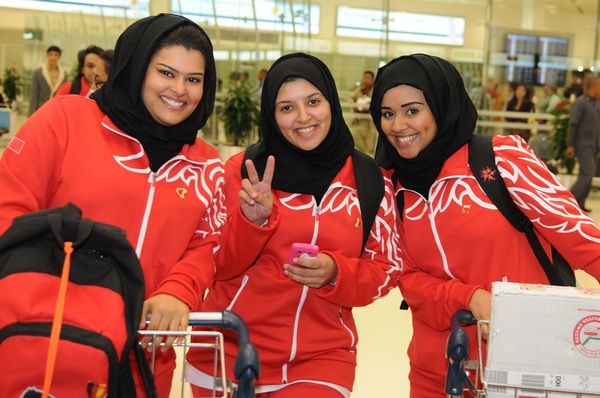  بطلاتنا يبدين سعادتهن بالانجاز 