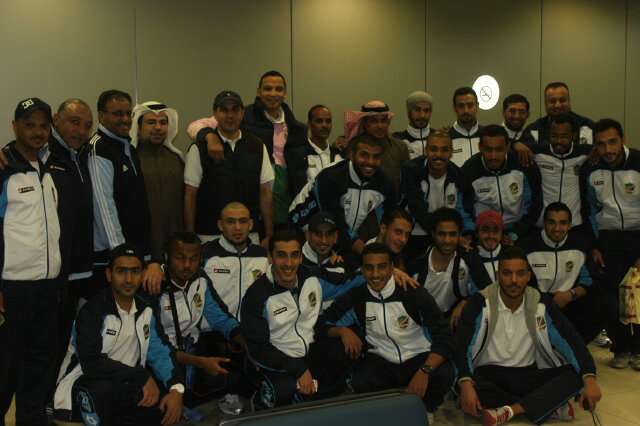 بعثة الفريق الأول لكرة القدم بنادي السالمية 