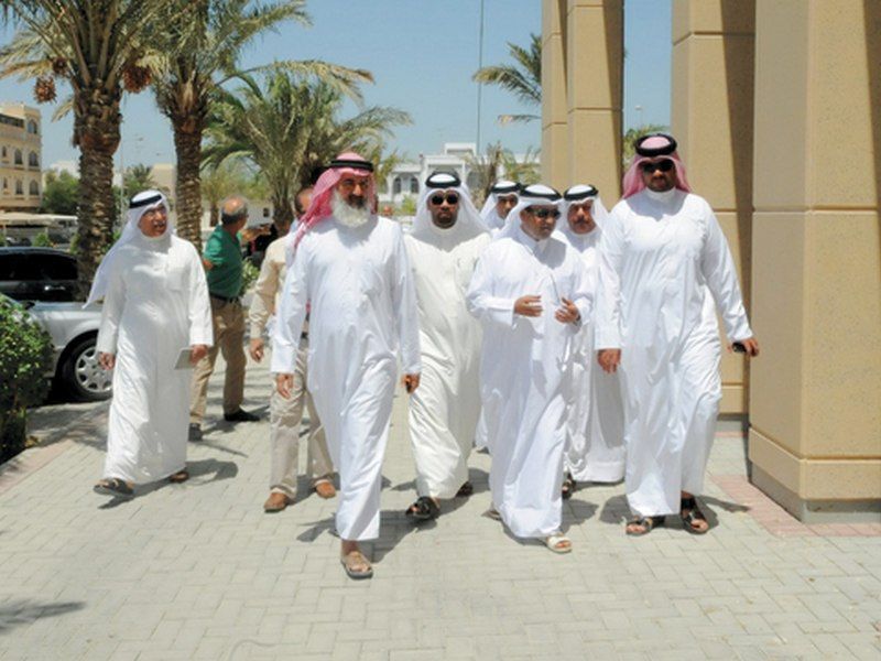 جانب من الزيارة الاخيرة للجنة التفتيش.