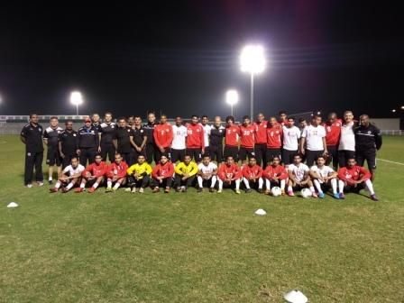 المنتخب الوطني لكرة القدم خلال معسكر الدوحة