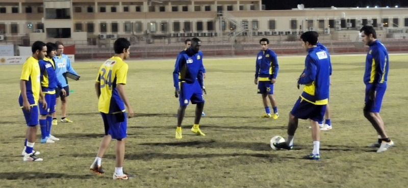 من تدريبات النصر (تصوير :زكي الشيخ )