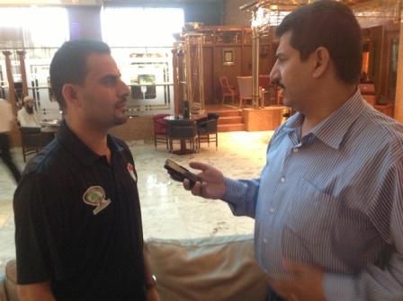 بشارة متحدث للزميل احمد عبد اللطيف