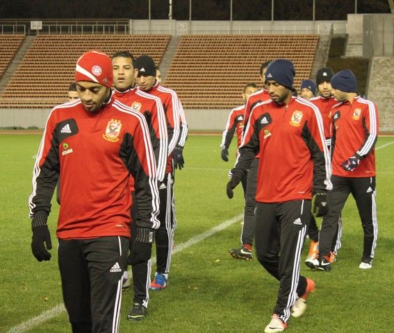 تدريبات فريق الاهلي في اليابان