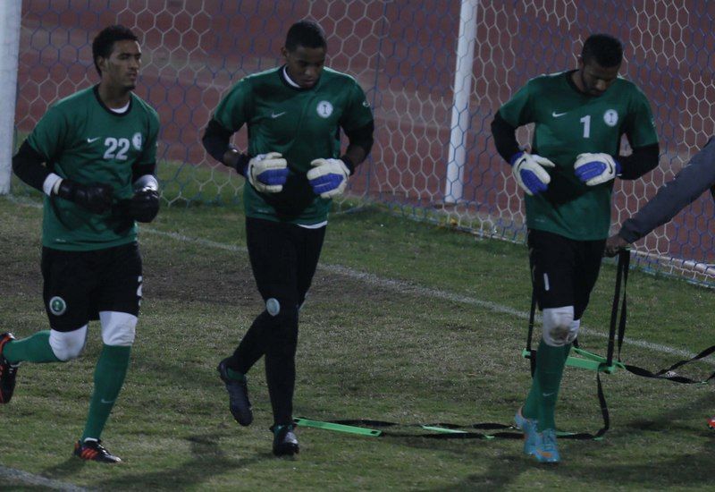 تدريب حراس المنتخب السعودي الرديف