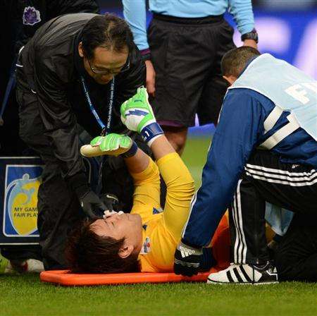 سوشاكو نيشيكاوا بعد تعرضه للإصابة