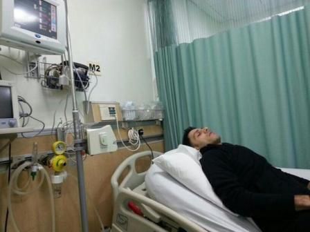 محمد جراغ بالمستشفى