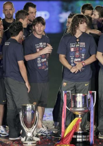 ثلاثي البارسا المتألق