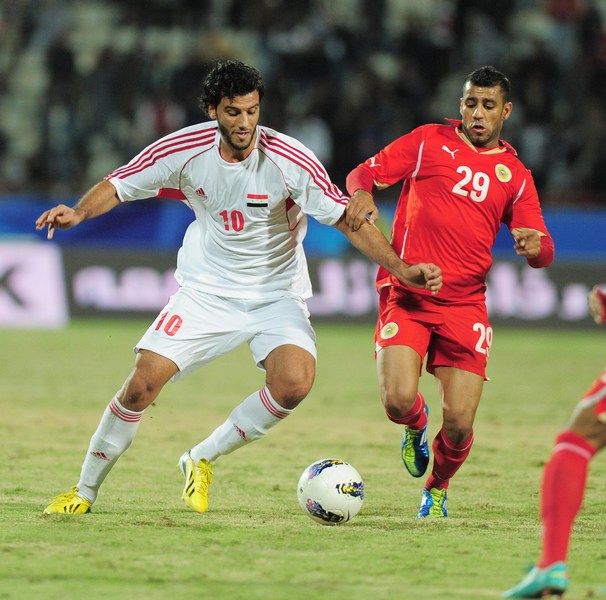 مباراة سوريا والبحرين في قبل النهائي