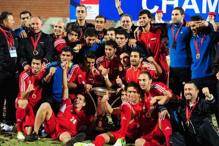 تتويج المنتخب السوري 