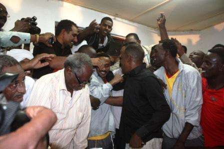 اول ظهور لهيثم مصطفي بشعار المريخ