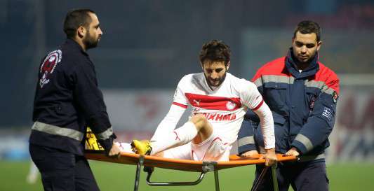 جمال عبدون وهو مصاب