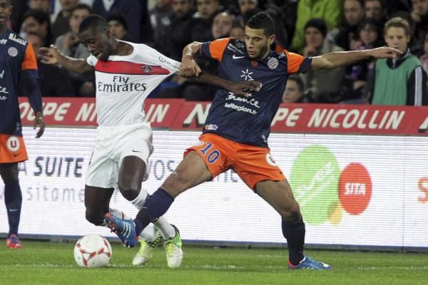 بلهندة في مباراة سابقة أمام باريس سان جيرمان