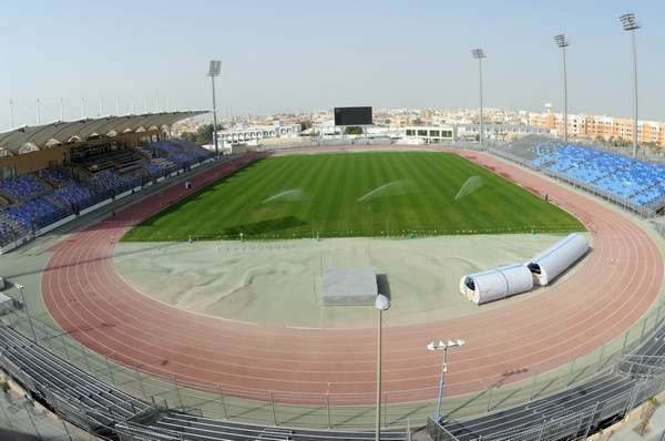 ملعب خليفة الرياضي بعد الصيانة