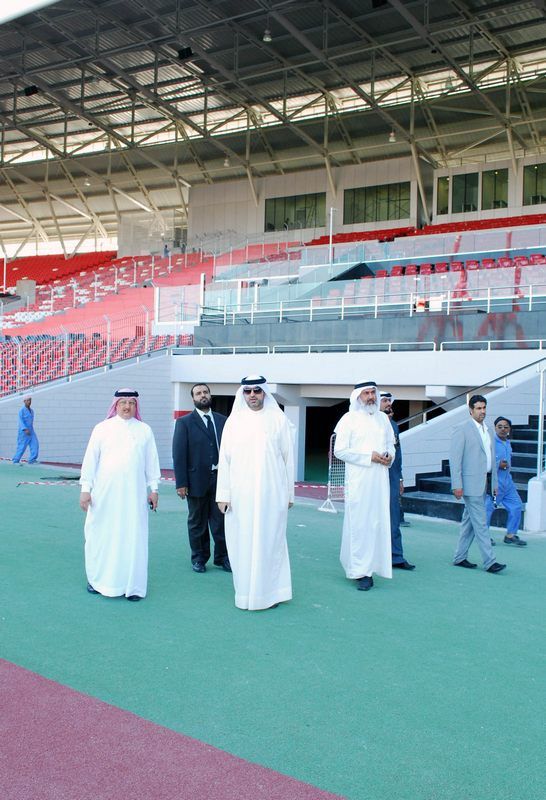 الجودر يزور استادي الوطني وخليفة