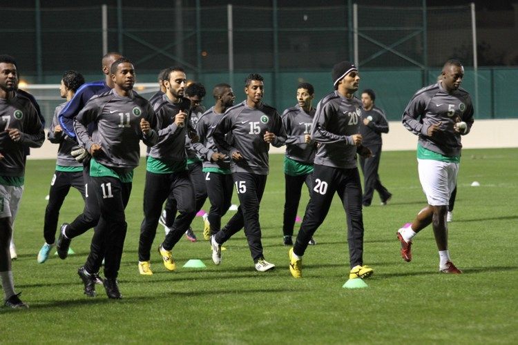 من تدريبات السعودية 