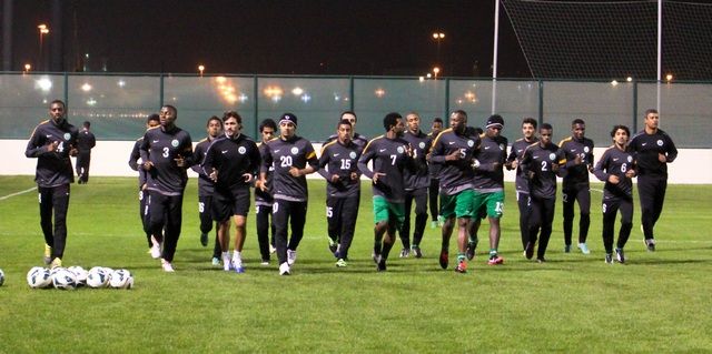 اختبار صعب للاخضر السعودي