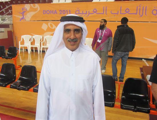 أحمد الشعبي رئيس الاتحاد القطري لكرة اليد