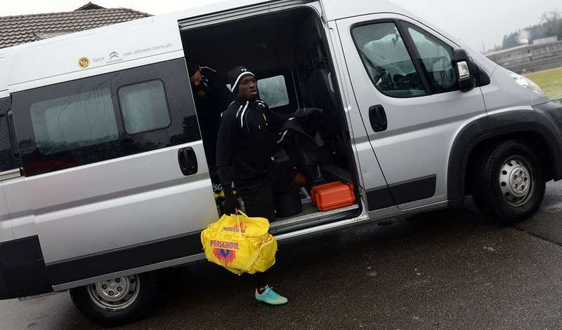 صامويل أفوم مهاجم سموحة السابق