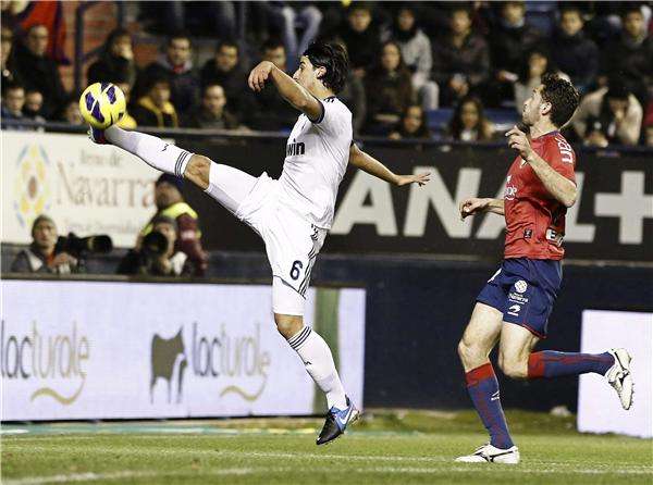 الريال أكتفى بالتعادل امام أوساسونا في أخر مبارياته