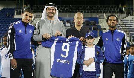 مروان بن غليطة يقدم المحترف الياباني للنصر.