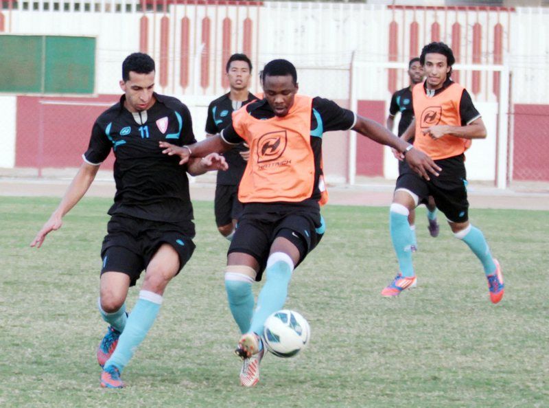 جانب من تدريبات الوحدة اليوم