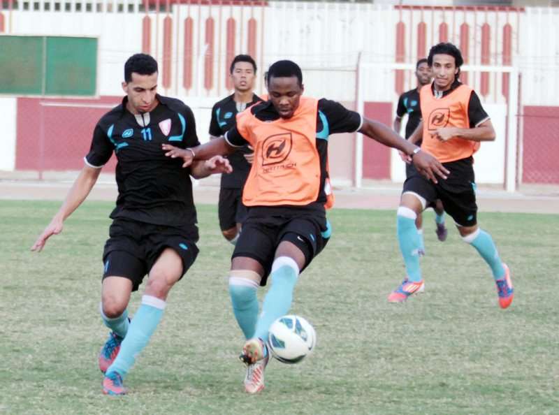 جانب من تدريبات الوحدة اليوم