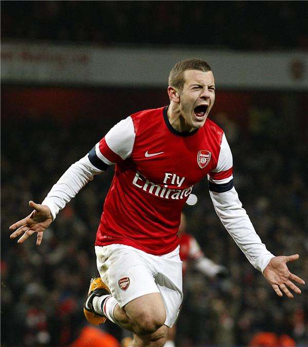 ويلشير يحتفل بهدف الفوز