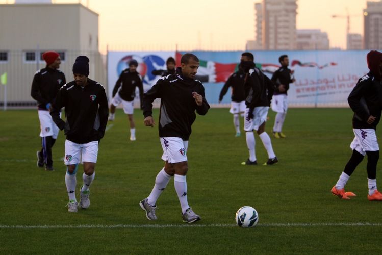 من تدريبات المنتخب الكويتي 
