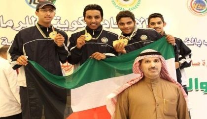 عبيد العصيمي مع منتخب الكويت للسكيت